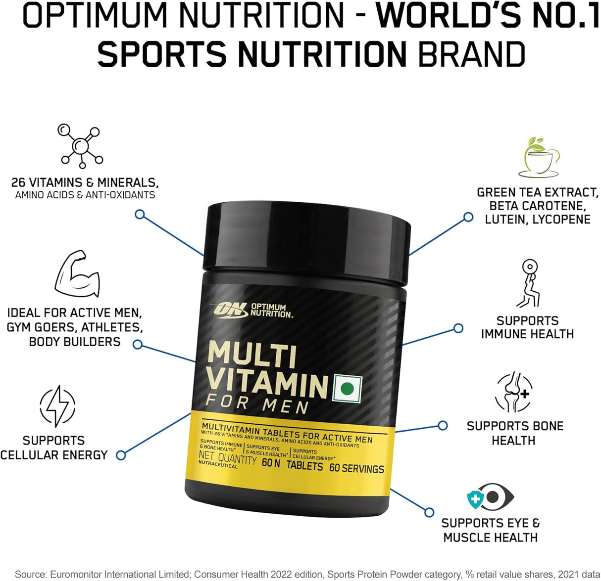 Optimum Nutrition ON Multivitamin For Men