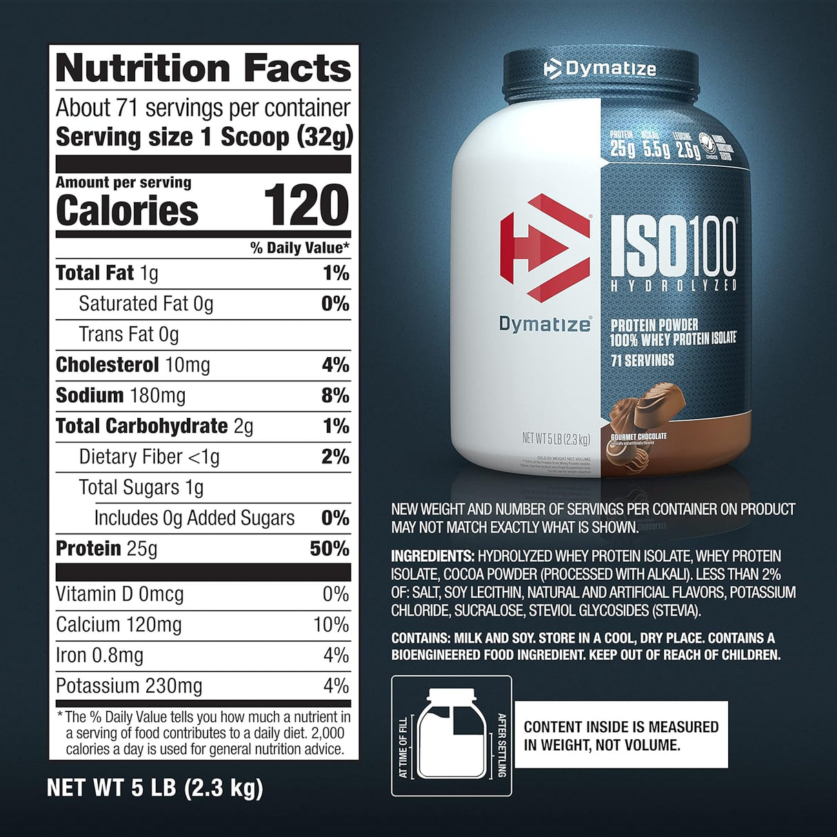 Dymatize ISO 100 Hydrolyzed Whey Protein