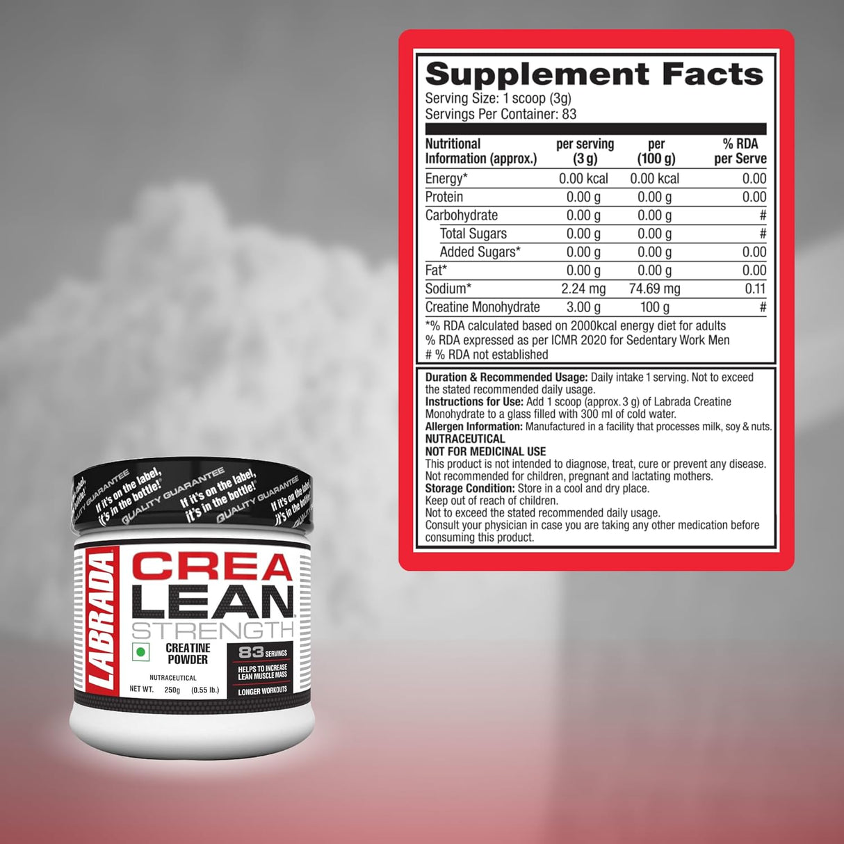 Labrada CreaLean Creatine Powder