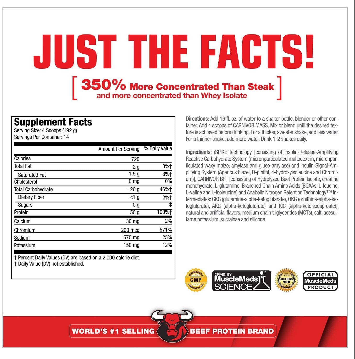 MuscleMeds Carnivor Mass Gainer