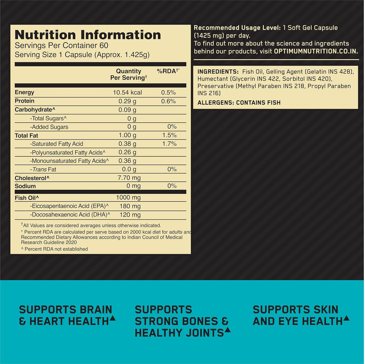 Optimum Nutrition Fish Oil