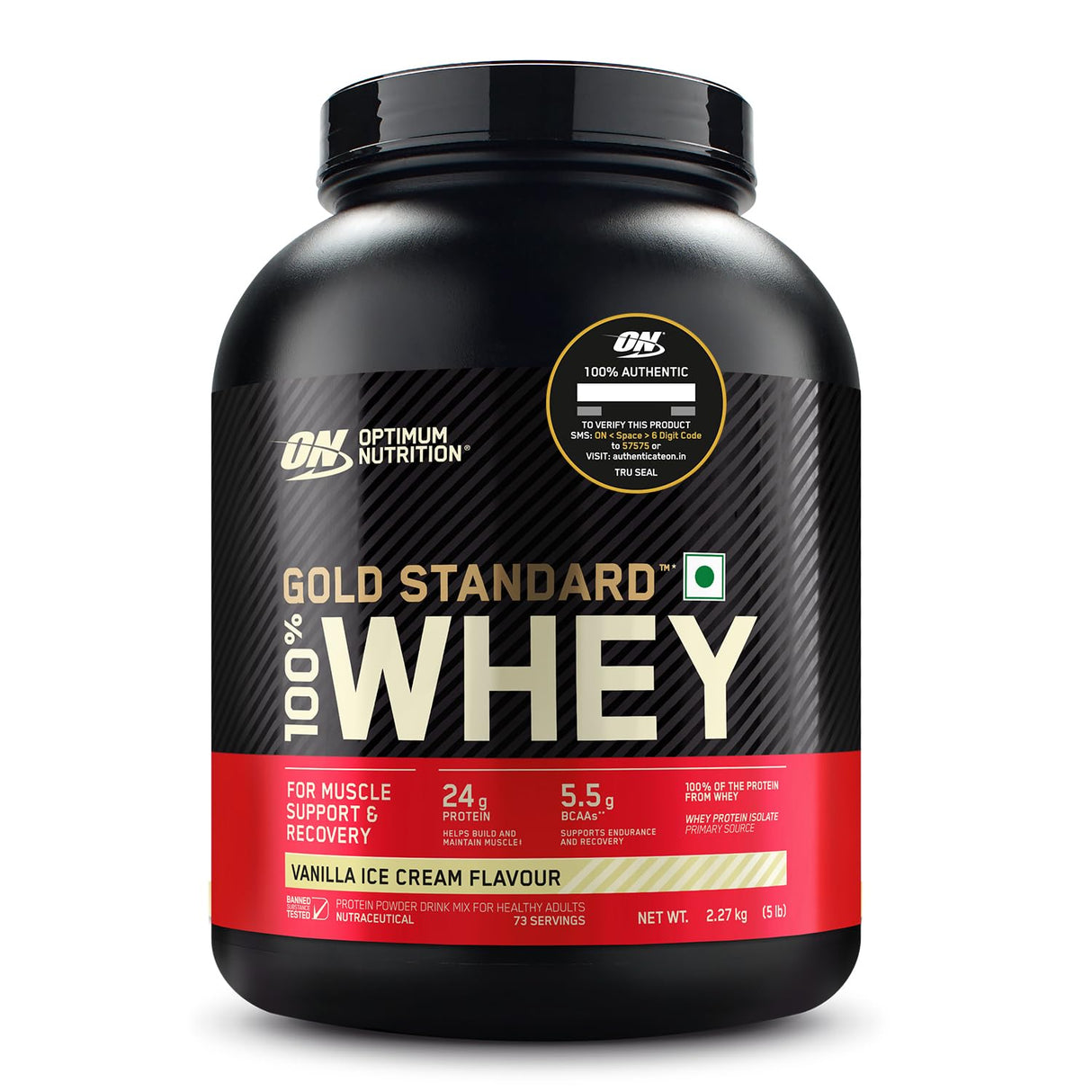 Optimum Nutrition (ON) Gold Standard 100 Whey Protein Powder