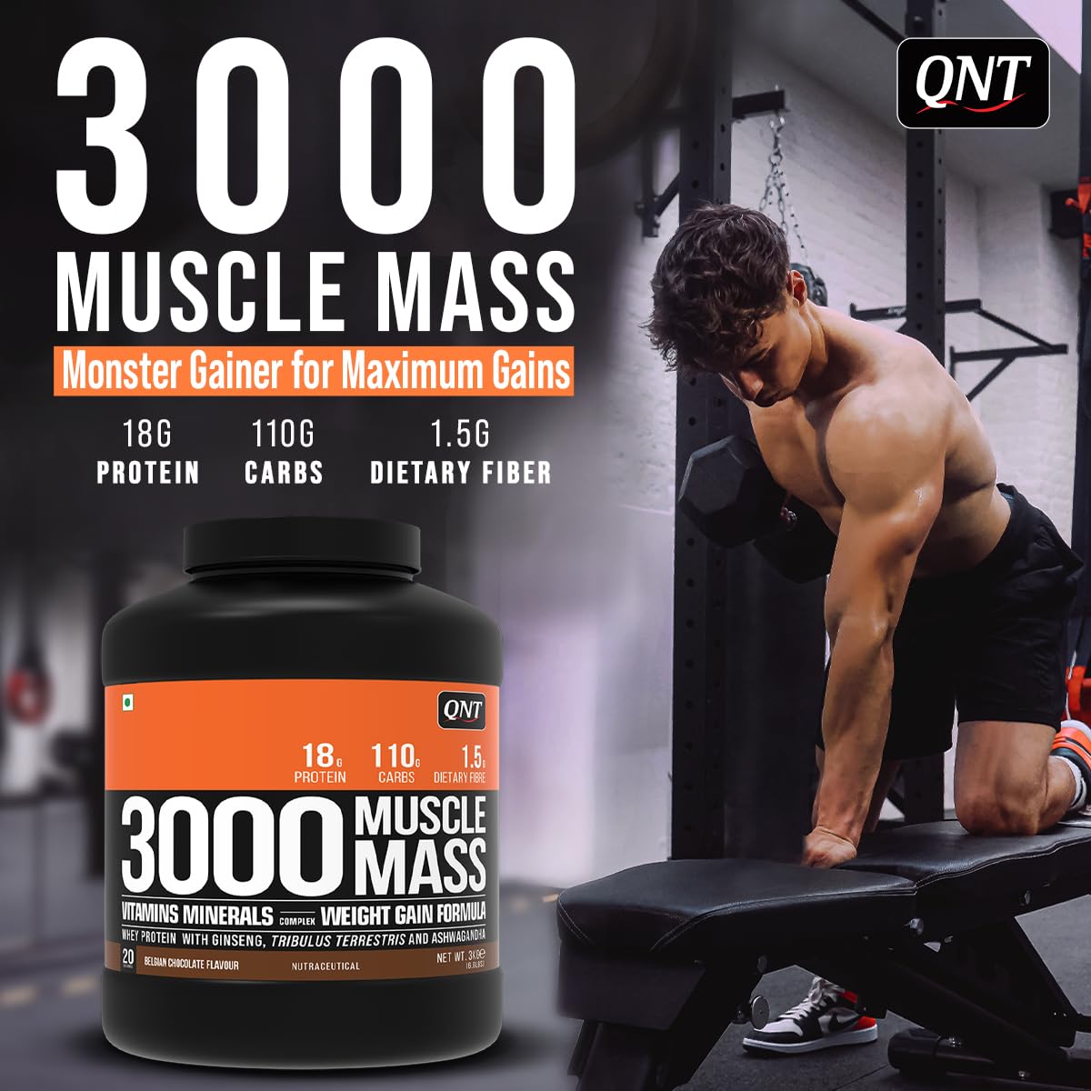 QNT Muscle Mass 3000