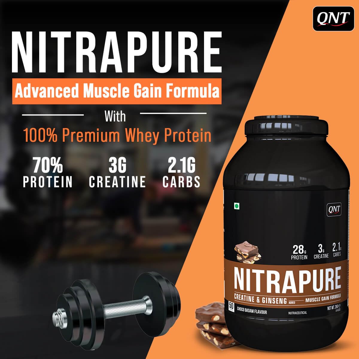 QNT Nitrapure Muscle Gain Formula